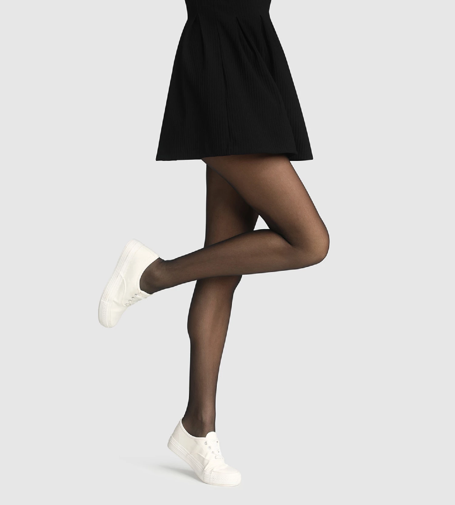 Collant Noir Pour Femme Trio Rouge 6 Collant Noir Pour Femme Trio Rouge – Image 4