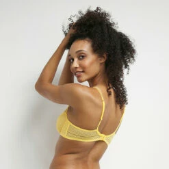 Soutien-gorge Emboitant à Armatures En Dentelle Jaune Chic Summer -Offres DIM Boutique D0CZJC1 ARA 02