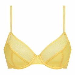 Soutien-gorge Emboitant à Armatures En Dentelle Jaune Chic Summer -Offres DIM Boutique D0CZJC1 ARA 05