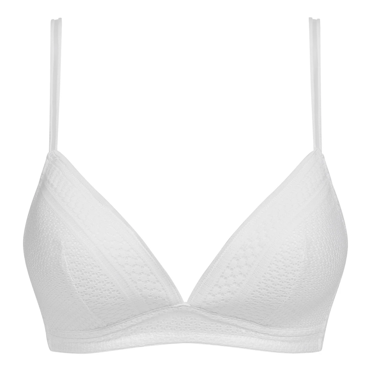 Soutien-gorge Triangle Mousse Amovible En Dentelle Blanc Chic Summer 8 Soutien-gorge Triangle Mousse Amovible En Dentelle Blanc Chic Summer â Image 6