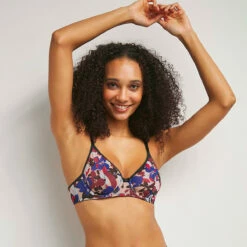 Soutien-gorge Emboitant Armatures En Tulle Floral Flower Transparency