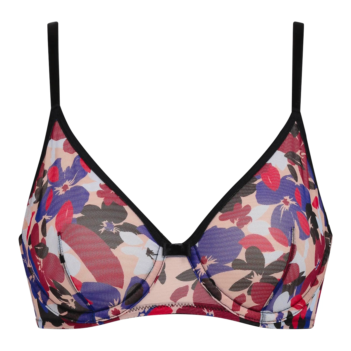 Soutien-gorge Emboitant Armatures En Tulle Floral Flower Transparency 8 Soutien-gorge Emboitant Armatures En Tulle Floral Flower Transparency – Image 6