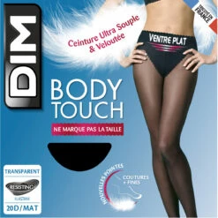 Collant Noir Body Touch Ventre Plat 20D -Offres DIM Boutique D1030E1 0HZ 06