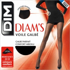 Collant Noir Diam's Voile Galbé 22D -Offres DIM Boutique D1141E1 0HZ 06