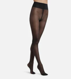 Collant Noir Diam's Jambes Fuselées 25D