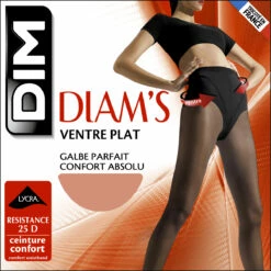 Collant Peau Dorée Diam's Ventre Plat 25D -Offres DIM Boutique D1176E1 0SW 06