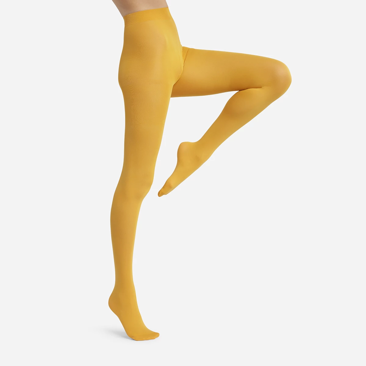 Collant Opaque Femme Effet Velouté Jaune Tournesol 40D Dim Style 3 Collant Opaque Femme Effet Velouté Jaune Tournesol 40D Dim Style