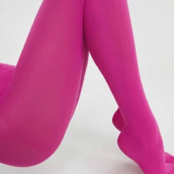 Collant Opaque Femme Effet Velouté Rose Berry 50D Dim 8 Collant Opaque Femme Effet Velouté Rose Berry 50D Dim -Offres DIM Boutique D1312M1 AQ0 02