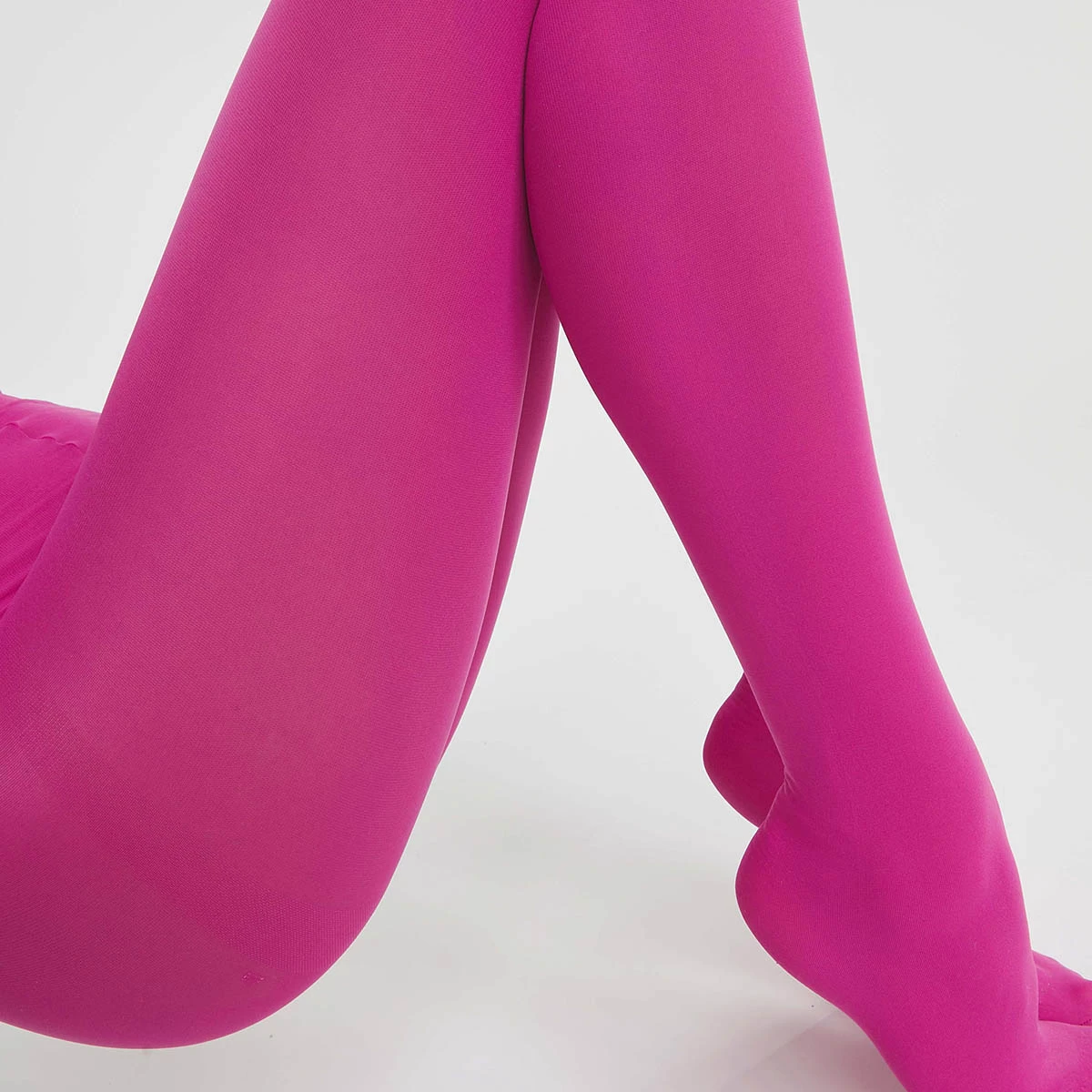 Collant Opaque Femme Effet Velouté Rose Berry 50D Dim 5 Collant Opaque Femme Effet Velouté Rose Berry 50D Dim – Image 3