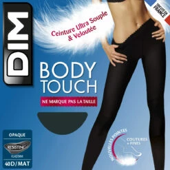Collant Gris Body Touch Opaque 40D -Offres DIM Boutique D1790E1 0HR 06