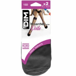 Lot De 2 Mi-bas Voile Poivre Mes Essentiels 15D -Offres DIM Boutique D2044M2 0HO 06