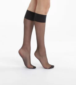 Lot De 2 Mi-bas Voile Noirs Mes Essentiels 15D