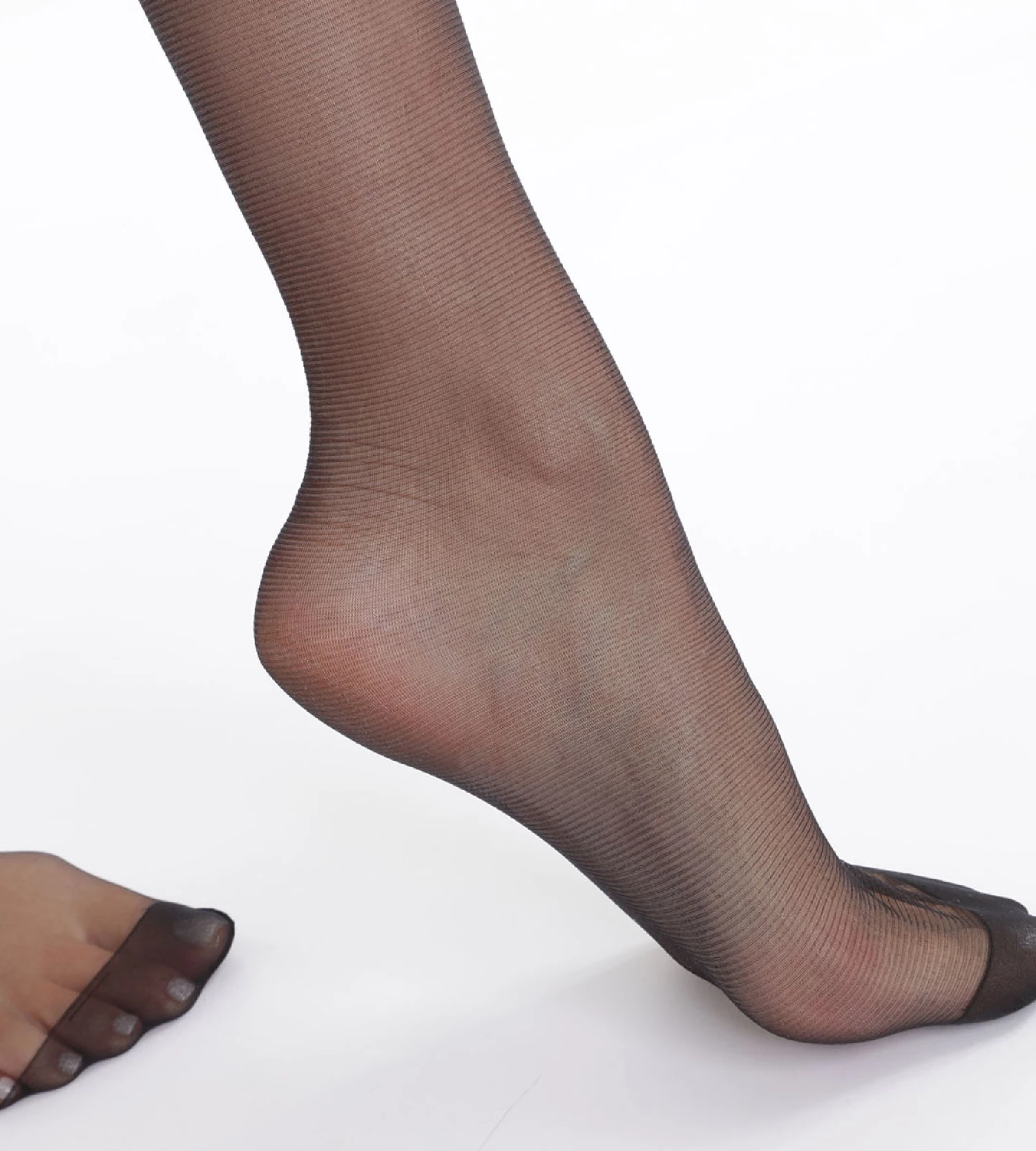 Lot De 2 Mi-bas Voile Noirs Mes Essentiels 15D 7 Lot De 2 Mi-bas Voile Noirs Mes Essentiels 15D – Image 5