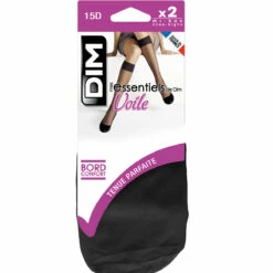 Lot De 2 Mi-bas Voile Noirs Mes Essentiels 15D 9 Lot De 2 Mi-bas Voile Noirs Mes Essentiels 15D -Offres DIM Boutique D2044M2 0HZ 06