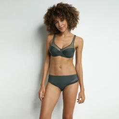 Soutien-gorge Emboitant Avec Armatures Vert-gris Generous Dim -Offres DIM Boutique D39831B A2H 03