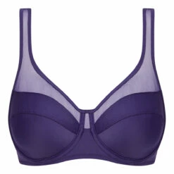 Soutien-gorge Emboitant à Armatures Violet Aubergine Generous Dim 13 Soutien-gorge Emboitant à Armatures Violet Aubergine Generous Dim -Offres DIM Boutique D39831B ALK 05