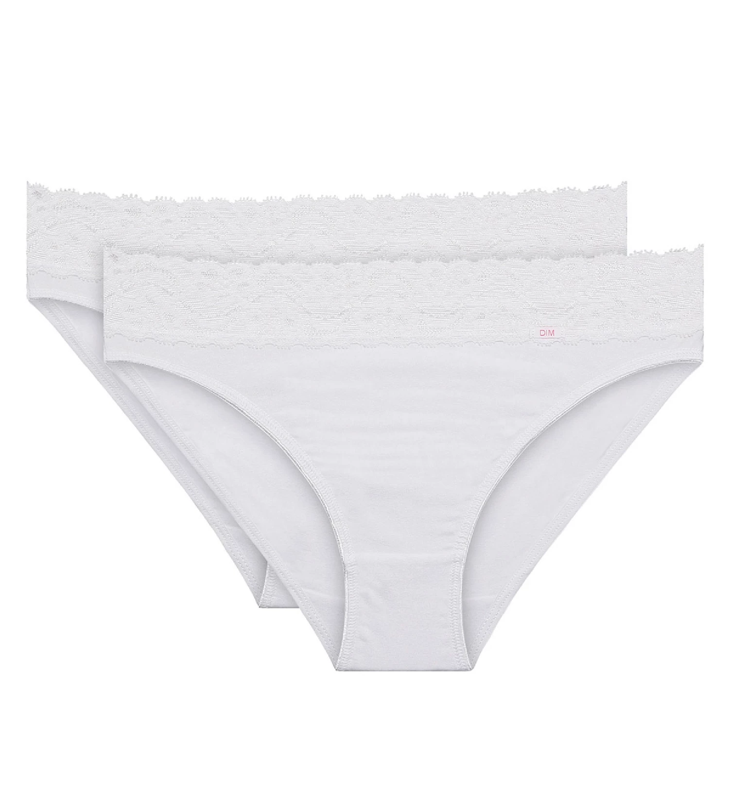 Lot De 2 Slips Blancs Coton Plus Féminine Forme Midi 8 Lot De 2 Slips Blancs Coton Plus Féminine Forme Midi – Image 6