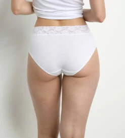 Lot De 2 Slips Blancs Coton Plus Féminine Taille Haute 9 Lot De 2 Slips Blancs Coton Plus Féminine Taille Haute -Offres DIM Boutique D4A94P2 0HY 02