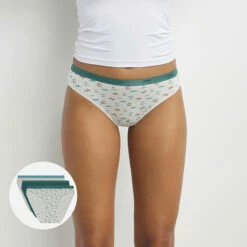 Lot De 3 Culottes En Coton Stretch Sable Motifs Balnéaire Les Pockets