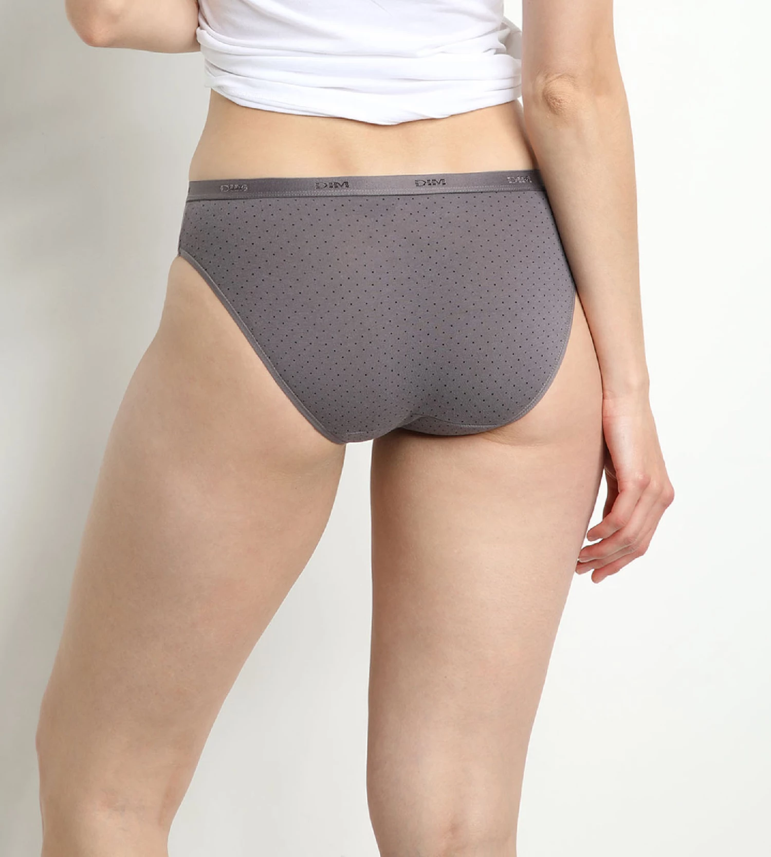 Lot De 3 Slips Noirs Et Gris Imprimés Femme Les Pockets Coton 5 Lot De 3 Slips Noirs Et Gris Imprimés Femme Les Pockets Coton – Image 3