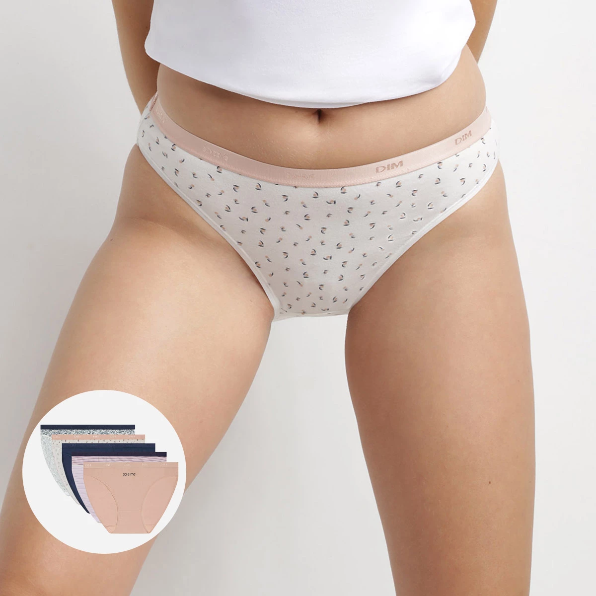 Lot De 5 Slips Femme Coton Stretch Motifs Poétiques Les Pockets 4 Lot De 5 Slips Femme Coton Stretch Motifs Poétiques Les Pockets – Image 2