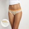Lot De 5 Slips Femme Coton Stretch Motifs Fruits Ivoire Les Pockets -Offres DIM Boutique D4C17P5 AAX 01