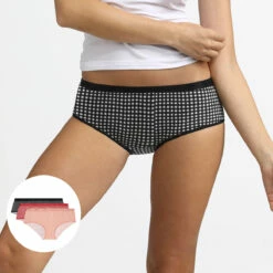 Lot De 3 Boxers En Coton Stretch Imprimé Vichy Les Pockets De Dim