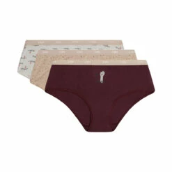 Lot De 3 Boxers Femme En Coton Stretch à Messages Féminins Les Pockets -Offres DIM Boutique D4C20P3 A2O 05