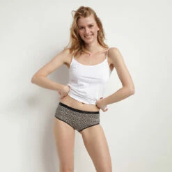 Lot De 5 Boxers Femme Coton Stretch Imprimé Animalier Noir Les Pockets 10 Lot De 5 Boxers Femme Coton Stretch Imprimé Animalier Noir Les Pockets -Offres DIM Boutique D4C20P5 AHZ 03