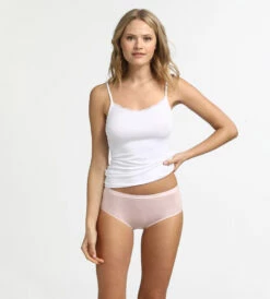 Lot De 3 Boxers Peau/rose/nacre Les Pockets Coton -Offres DIM Boutique D4H01P3 8EP 03