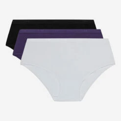 Lot De 3 Shorties Femme En Coton Blanc Violet Noir Les Pockets EcoDim 13 Lot De 3 Shorties Femme En Coton Blanc Violet Noir Les Pockets EcoDim -Offres DIM Boutique D4H01P3 ALN 05