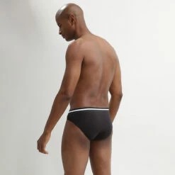 Lot De 2 Slips Noirs EcoDIM En Coton Stretch 9 Lot De 2 Slips Noirs EcoDIM En Coton Stretch -Offres DIM Boutique D6577P2 0HZ 03