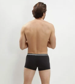 Lot De 4 Boxers Noirs ECODIM Coton -Offres DIM Boutique D6578P4 0HZ 03