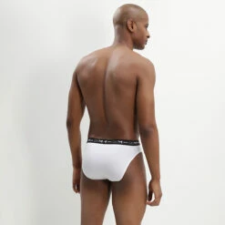 Lot De 3 Slips Noir, Gris Et Blanc Homme En Coton Stretch 9 Lot De 3 Slips Noir, Gris Et Blanc Homme En Coton Stretch -Offres DIM Boutique D6595T3 788 03