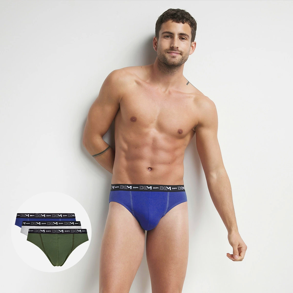 Lot De 3 Slips Homme Forêt Bleu Quartz Dim Coton Stretch 3 Lot De 3 Slips Homme Forêt Bleu Quartz Dim Coton Stretch