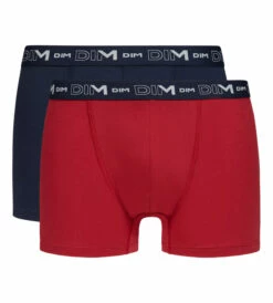 Lot De 2 Boxers Homme Bleu Rouge Ceinture Graphique Dim Coton Stretch 9 Lot De 2 Boxers Homme Bleu Rouge Ceinture Graphique Dim Coton Stretch -Offres DIM Boutique D6596T2 9LI 03