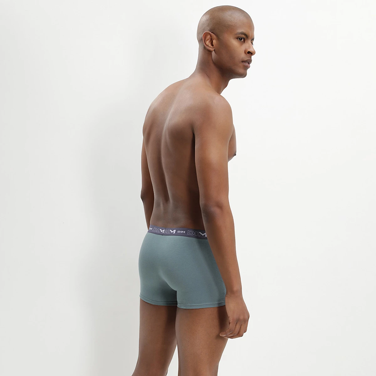 Lot De 3 Boxers Bleu Denim Bleu Orage Vert Palme Coton Stretch 6 Lot De 3 Boxers Bleu Denim Bleu Orage Vert Palme Coton Stretch – Image 4