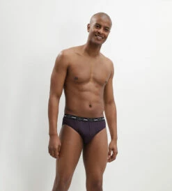 Lot De 3 Slip Homme En Coton Avec Imprimé Pois Noir Dim Coton Print -Offres DIM Boutique D6638G3 9VG 01 1