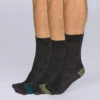 DIM Lot De 3 Mi-chaussettes Mix And Match Homme Coton Style