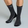 DIM Chaussettes Outdoor Contrastées Bi-colores Anthracite Homme -Offres DIM Boutique DIM 077S 76Q 01