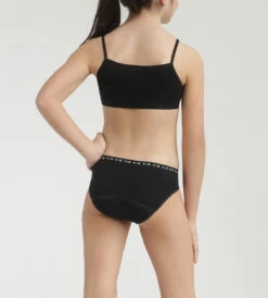Culotte De Règles Pour Fille En Coton Bio Flux Moyen Noir My Protect -Offres DIM Boutique DKAY7E1 0HZ 05